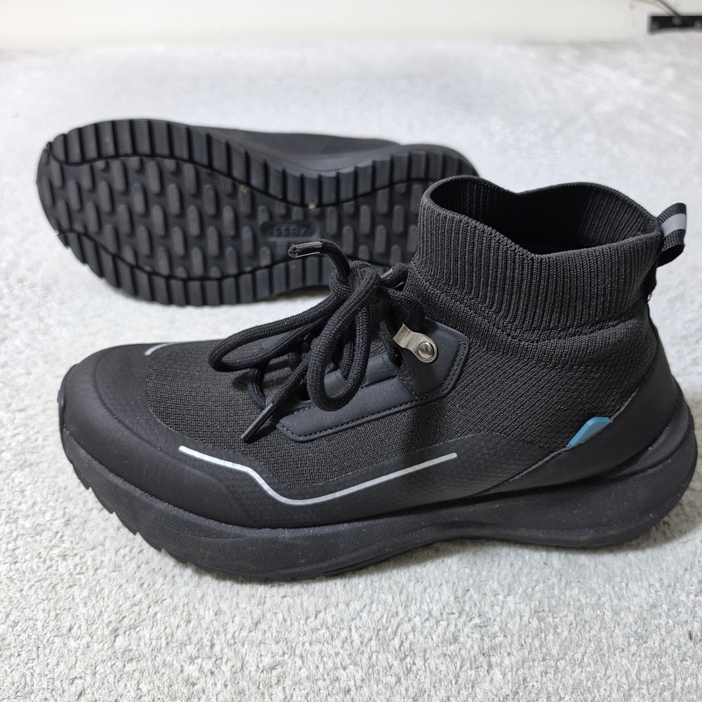 Vessi Stormburst High Top Women Size 11 Black Waterproof Sneakers Boots MINT